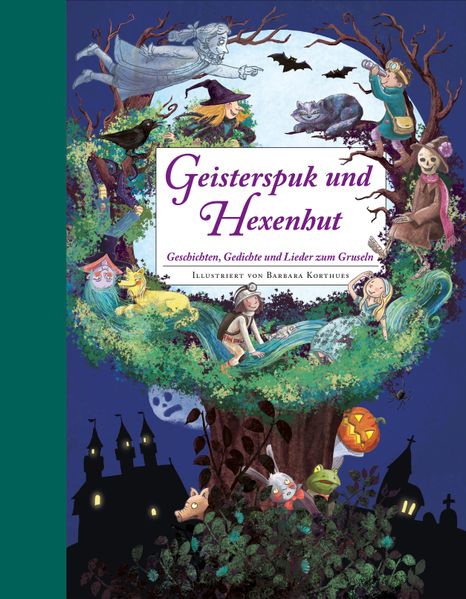 Cover: Geisterspuk und Hexenhut - Ein Hausbuch für die ganze Familie.