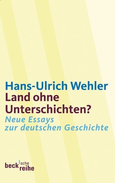 Cover: Land ohne Unterschichten?