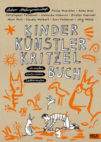 Cover: Kinder Künstler Kritzelbuch