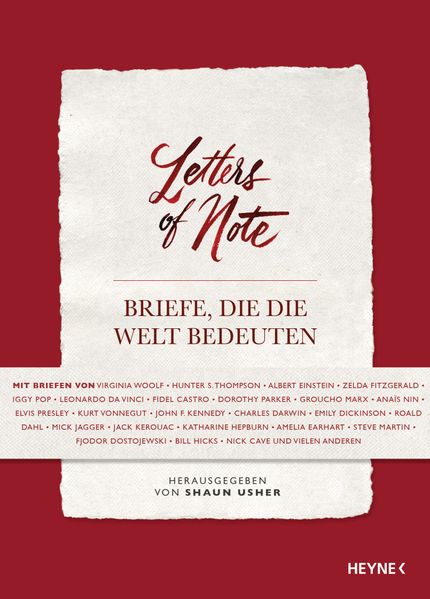 Cover: Letters of Note - Briefe, die die Welt bedeuten