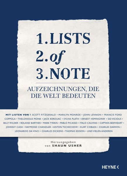 Cover: Lists of Note
