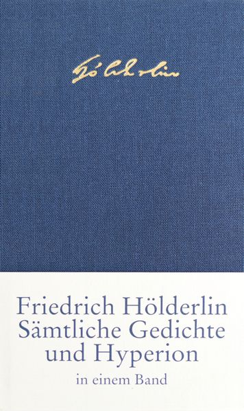 Cover: Sämtliche Gedichte und ›Hyperion‹