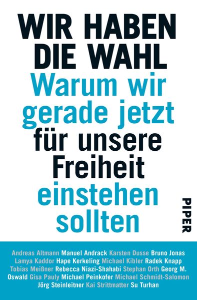 Cover: Wir haben die Wahl