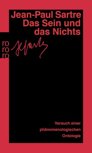 Cover: Das Sein und das Nichts