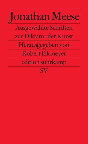 Cover: Ausgewählte Schriften zur Diktatur der Kunst