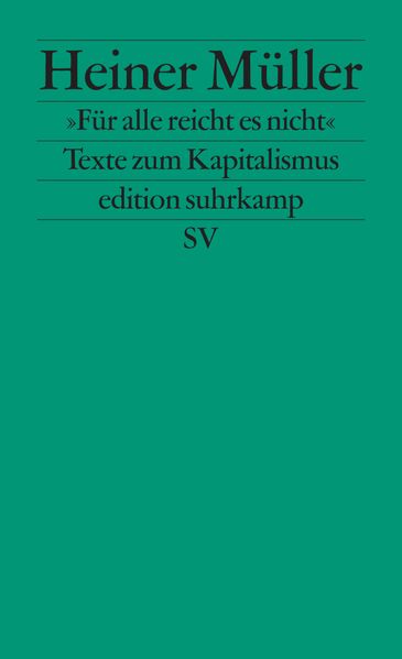 Cover: »Für alle reicht es nicht«