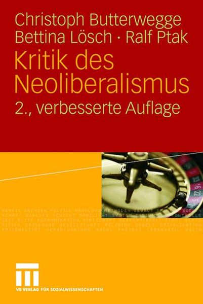 Cover: Kritik des Neoliberalismus