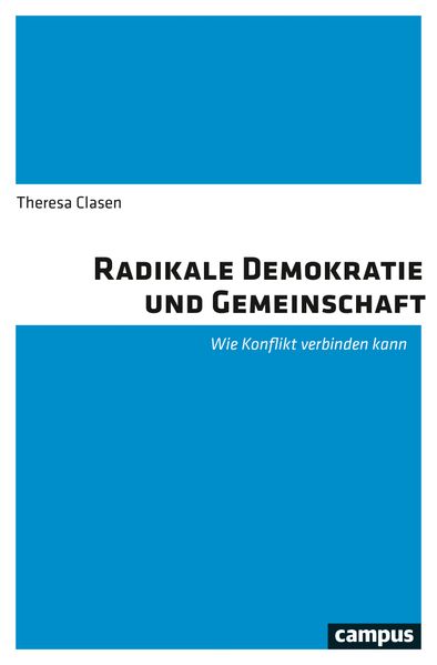 Cover: Radikale Demokratie und Gemeinschaft