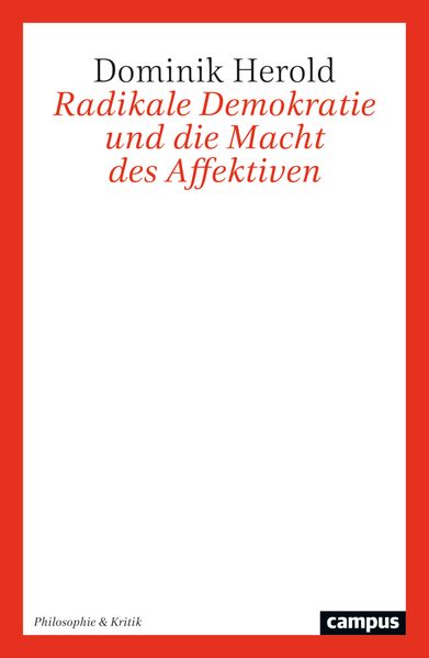 Cover: Radikale Demokratie und die Macht des Affektiven