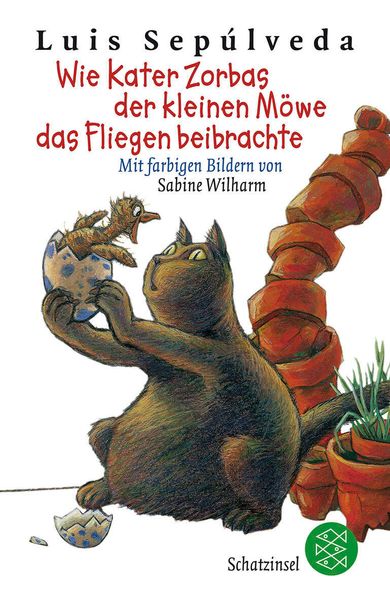 Cover: Wie Kater Zorbas der kleinen Möwe das Fliegen beibrachte