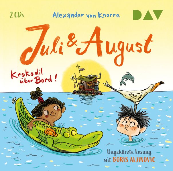 Cover: Juli und August – Krokodil über Bord!