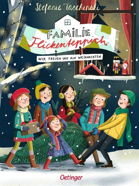 Cover: Familie Flickenteppich 4. Wir freuen uns auf Weihnachten
