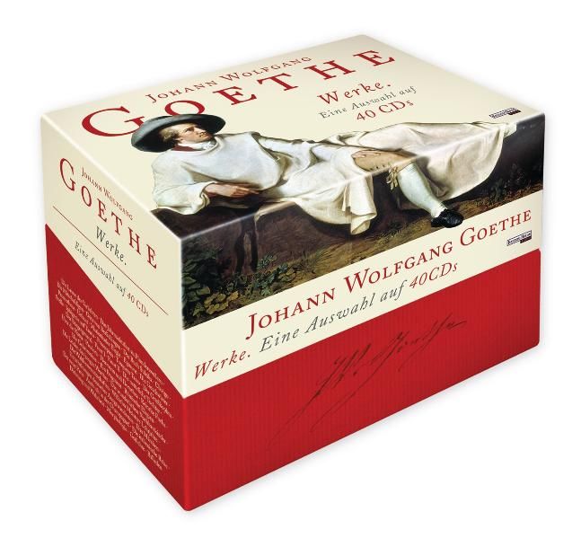 Cover: Johann Wolfgang Goethe - Werke. Eine Auswahl auf 40 CDs