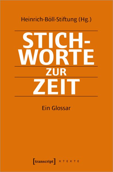 Cover: Stichworte zur Zeit
