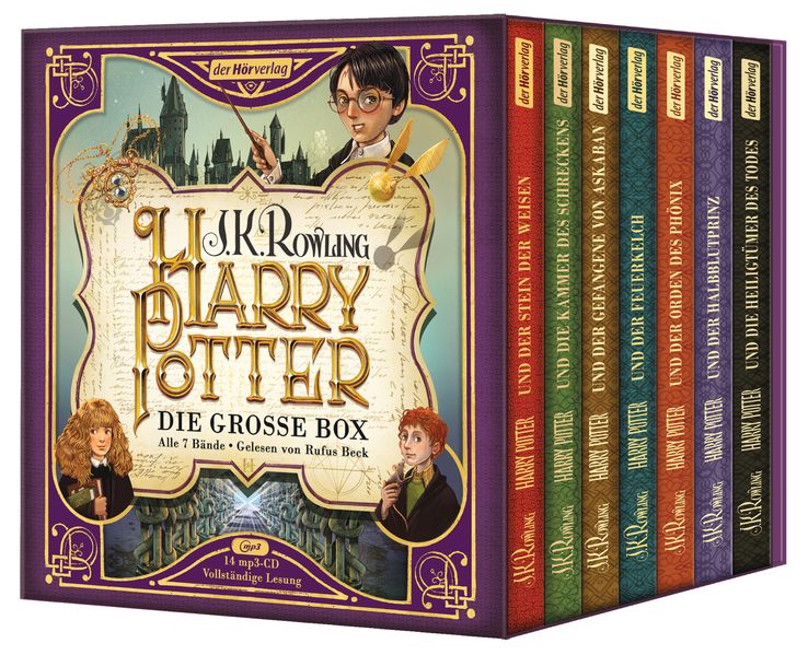 Cover: Harry Potter. Die große Box zum Jubiläum. Alle 7 Bände.