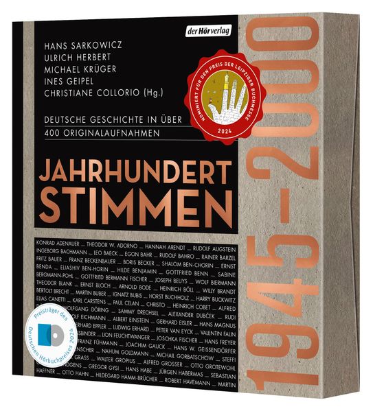 Cover: Jahrhundertstimmen 1945-2000 - Deutsche Geschichte in über 400 Originalaufnahmen