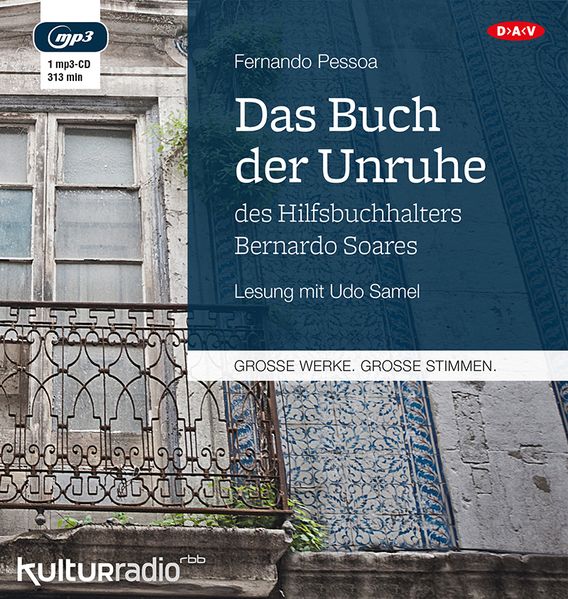 Cover: Das Buch der Unruhe des Hilfsbuchhalters Bernardo Soares