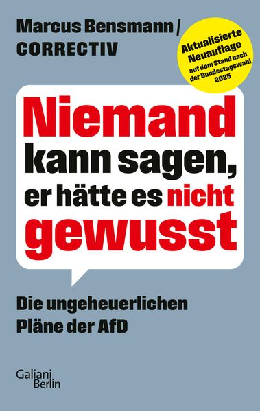 Cover: Niemand kann sagen, er hätte es nicht gewusst