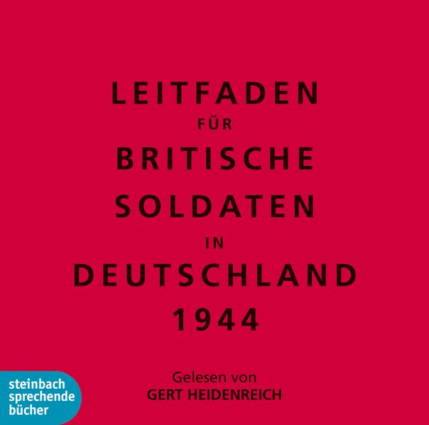 Cover: Leitfaden für Britische Soldaten in Deutschland 1944
