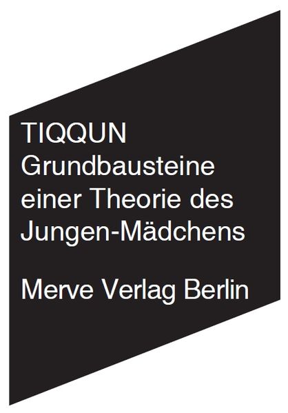Cover: Grundbausteine einer Theoriedes Jungen-Mädchens