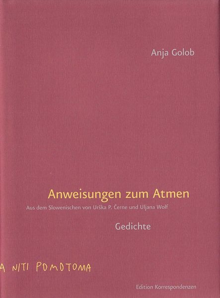 Cover: Anweisungen zum Atmen