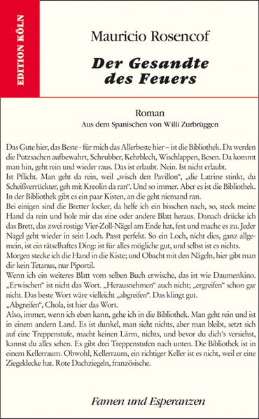 Cover: Der Gesandte des Feuers (El eviado del fuego)