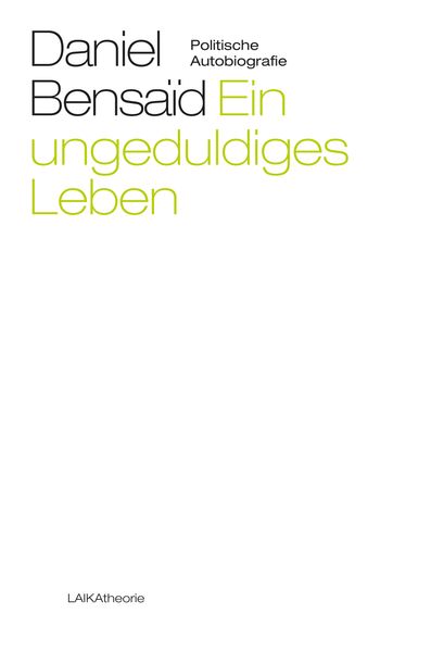 Cover: Ein ungeduldiges Leben