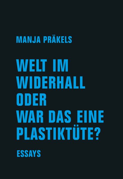 Cover: Welt im Widerhall oder war das eine Plastiktüte?