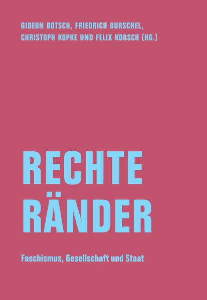 Cover: Rechte Ränder