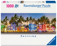 Erwachsenenpuzzle 1000 Teile - Nachtlichter am Ocean Drive