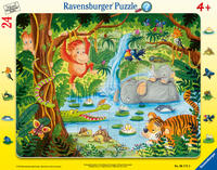 Kinderpuzzle 24 Teile - Dschungelbewohner