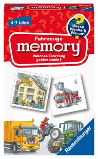 Wieso? Weshalb? Warum? Fahrzeuge memory® - Reisespiel ab 4 Jahre