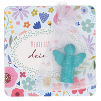 Engelfigur aus Metall 3 x 2,5 cm