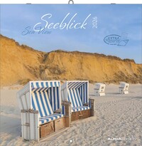 Alpha Edition - Seeblick 2026 – Broschürenkalender 30x30 cm – Wandkalender mit Küstenmotiven – Für Meeresliebhaber – 12 traumhafte Fotografien, viel Platz für Notizen, mit Feiertagen & Ferienterminen