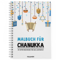 Ausmalheft für Chanukka | 20 Seiten