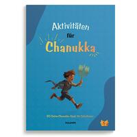 Arbeitsbuch für Chanukka | 60 Seiten mit Aktivitäten für Schulkinder | Lesen, Basteln, Rätseln