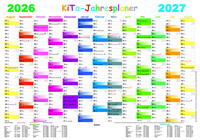 Kita-Jahresplaner 2026/2027