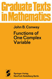 Functions of One Complex Variable