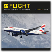 Flight – Modern Commercial Airliners – Passagierflugzeuge 2026 – Wand-Kalender