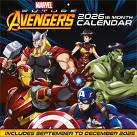 Pyramid - AVENGERS 2026 – Broschürenkalender 30×30 cm (aufgeklappt 30×60 cm) mit 12 Marvel-Artworks der Superhelden