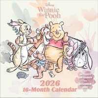 Pyramid - WINNIE THE POOH 2026 – Broschürenkalender 30×30 cm mit Puuh, Tigger, Ferkel & I-Aah – Disney-Kalender für Kinder & Familien
