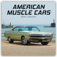 American Muscle Cars – Amerikanische Muscle-Cars 2026 – 16-Monatskalender