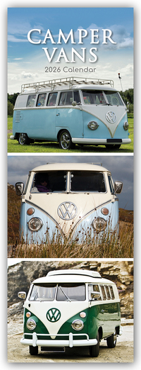 Camper – Camper Vans – Slimline-Kalender 2026