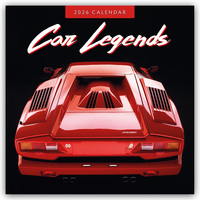 Car Legends – Legendäre Autos 2026 – 16-Monatskalender