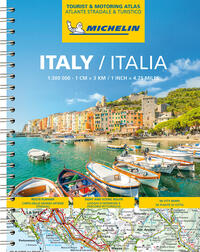 Michelin Straßenatlas Italien mit Spiralbindung