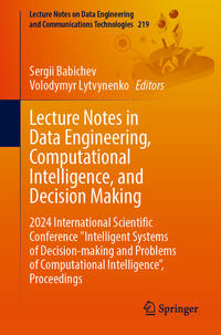 Lecture Notes in Data Engineering, Computational Intelligence, and Decision-Making, Volume 1