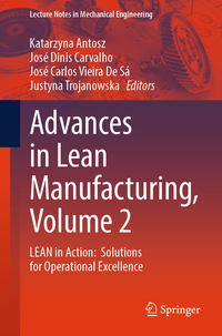 Advances in Lean Manufacturing, Volume 2