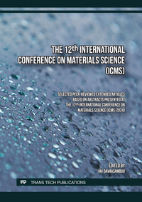 The 12th International Conference on Materials Science (ICMS)