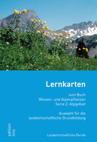 Lernkarten Serie 2: Wiesen- und Alpenpflanzen, Alpgebiet