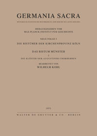 Die Bistümer der Kirchenprovinz Köln. Das Bistum Münster II. Die Klöster der Augustiner-Chorherren